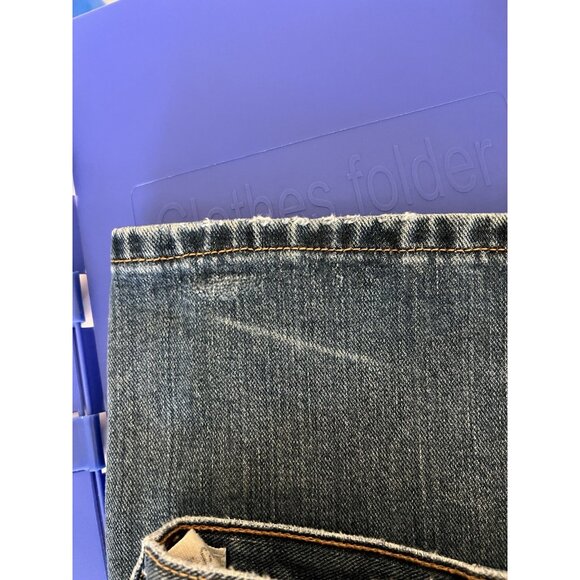 Vintage Levis 517 Jeans Mens 40x32 Boot Cut Dark Wash Flare Denim Faded Y2K - Picture 7 of 8